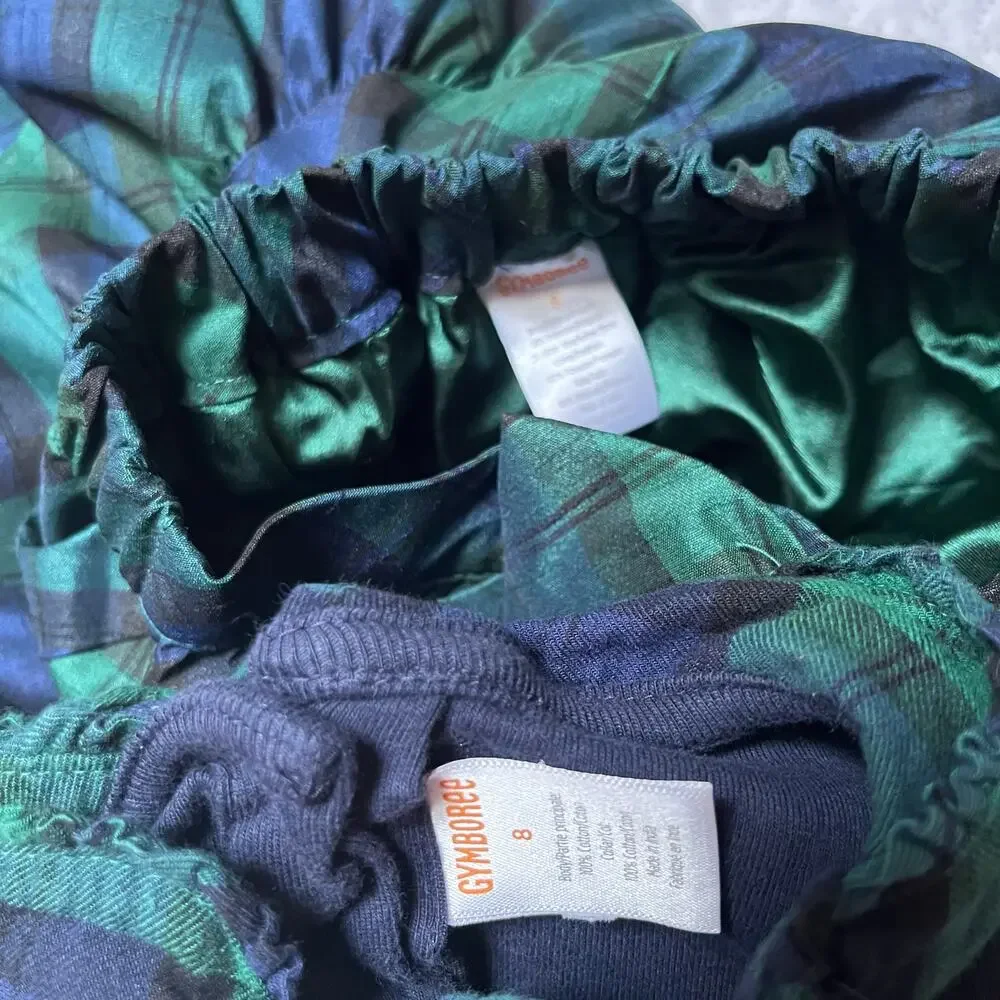 Gymboree Holiday Plaid Shirt and Skirt Outfit Size 8